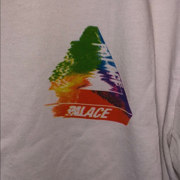 Palace Tri-Ferg Smudge T-Shirt White - Picture 4 of 9